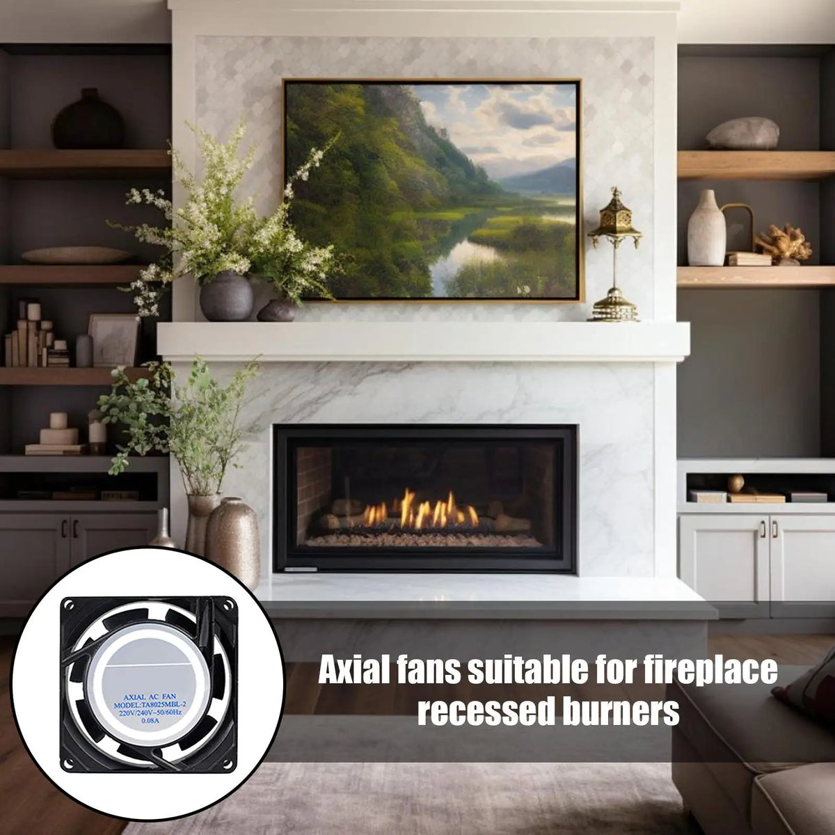 Heat-Powered Fireplace Fan – Silent High-Efficiency Stove Blower
