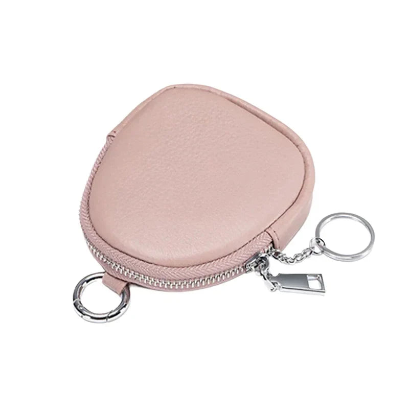 RFID Blocking Keychain Wallet – PU Leather Coin Purse & Key Pouch