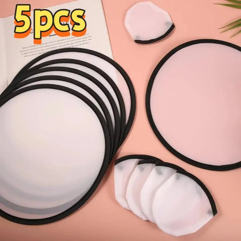 Foldable Hand Fan 5/10 Pack – 2-in-1 Portable Flying Disc Fan