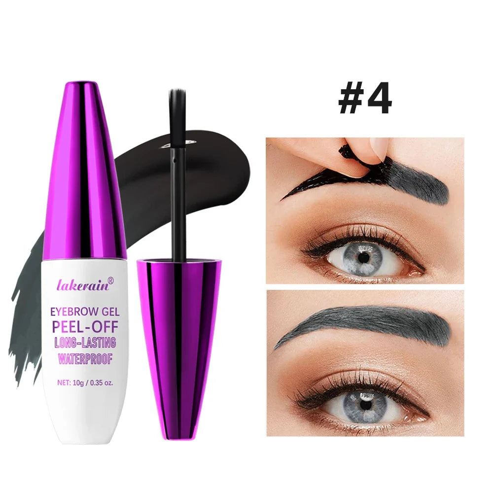 Peel-Off Eyebrow Tint Gel – Waterproof, 4 Shades | Brow Tint