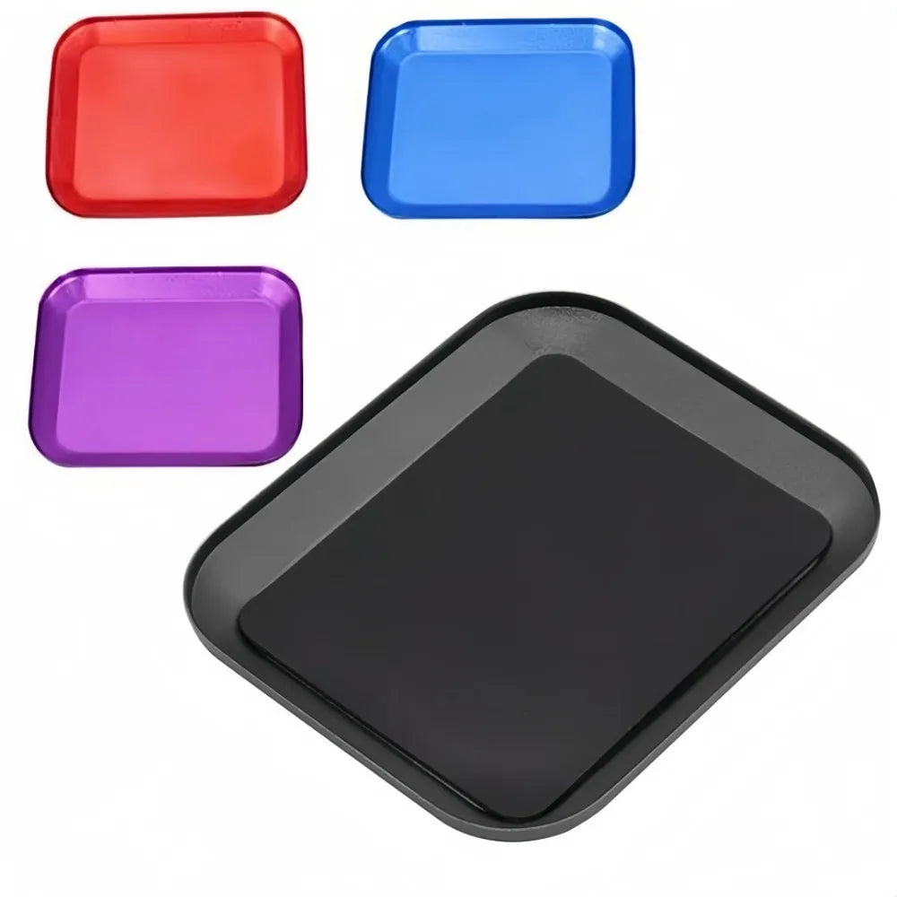Magnetic Screw Tray – Aluminum Alloy Parts Organizer Disk