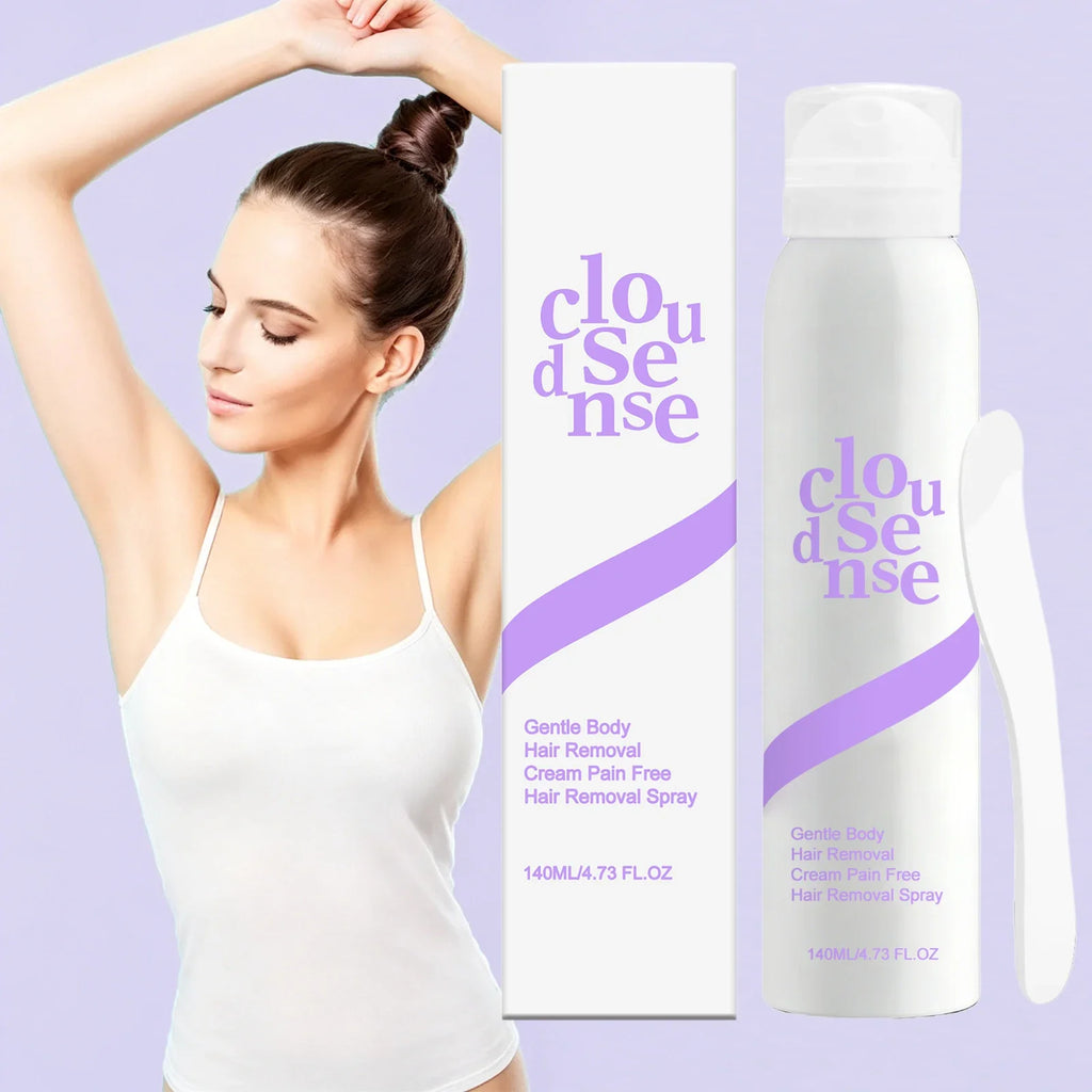 Pain-Free Hair Removal Spray | Full Body Depilatory 140ml