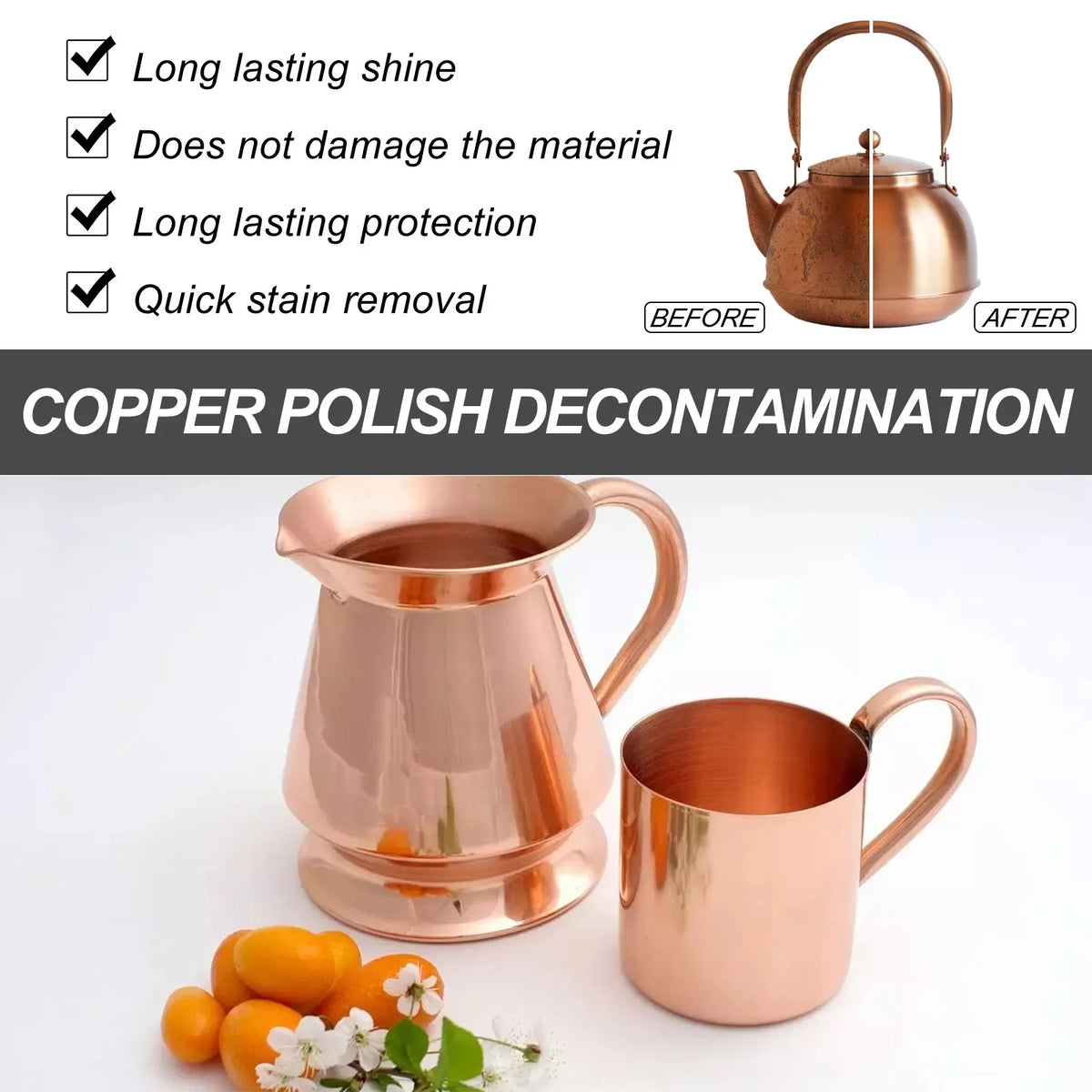 Copper & Brass Polish Paste – Rust & Tarnish Remover | Jaysuing