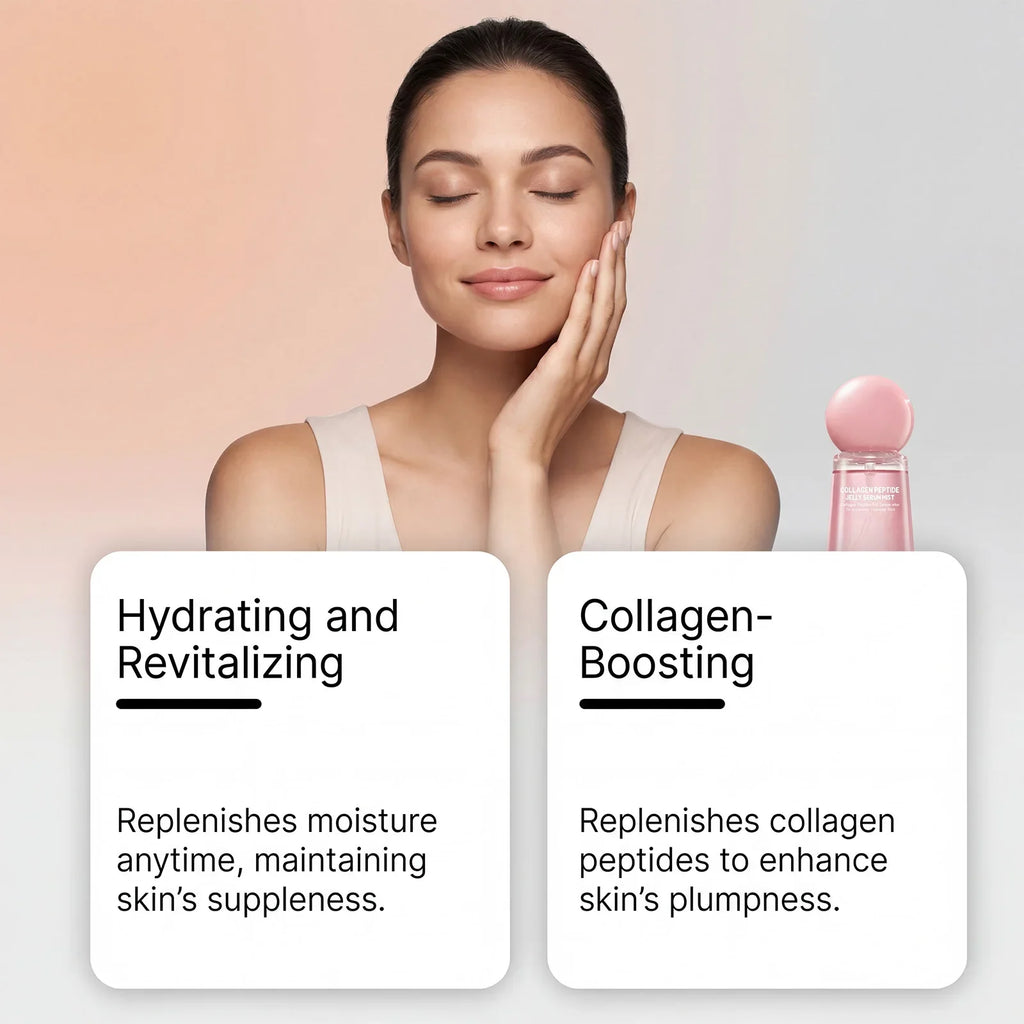 Collagen Peptides Jelly Serum Mist – Hydrating Face Spray 50ml