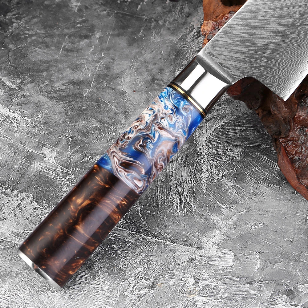 XITUO 8" Japanese Damascus Steel Chef Knife | Full Tang