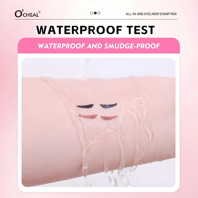 O'CHEAL Stamp Eyeliner Pen – Waterproof Double-Ended Wing Liner