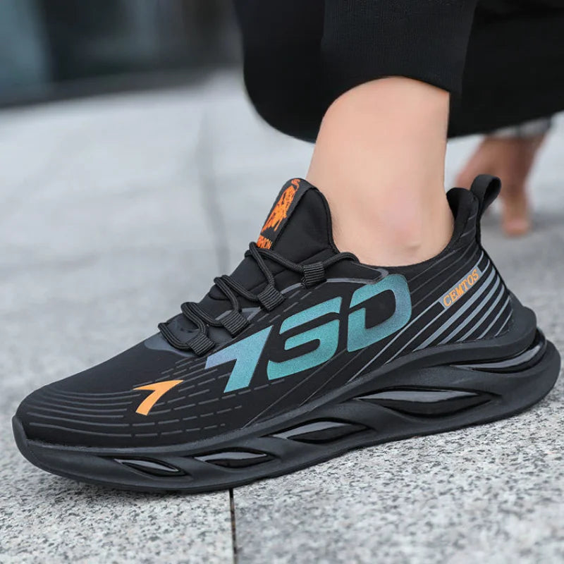 YBQJOO Men's Breathable Casual Sneakers – Lightweight Non-Slip