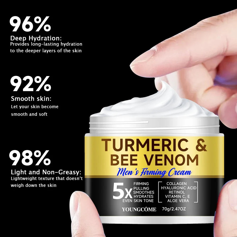 YOUNGCOME Men's Retinol Collagen Face Cream | Firming Moisturizer