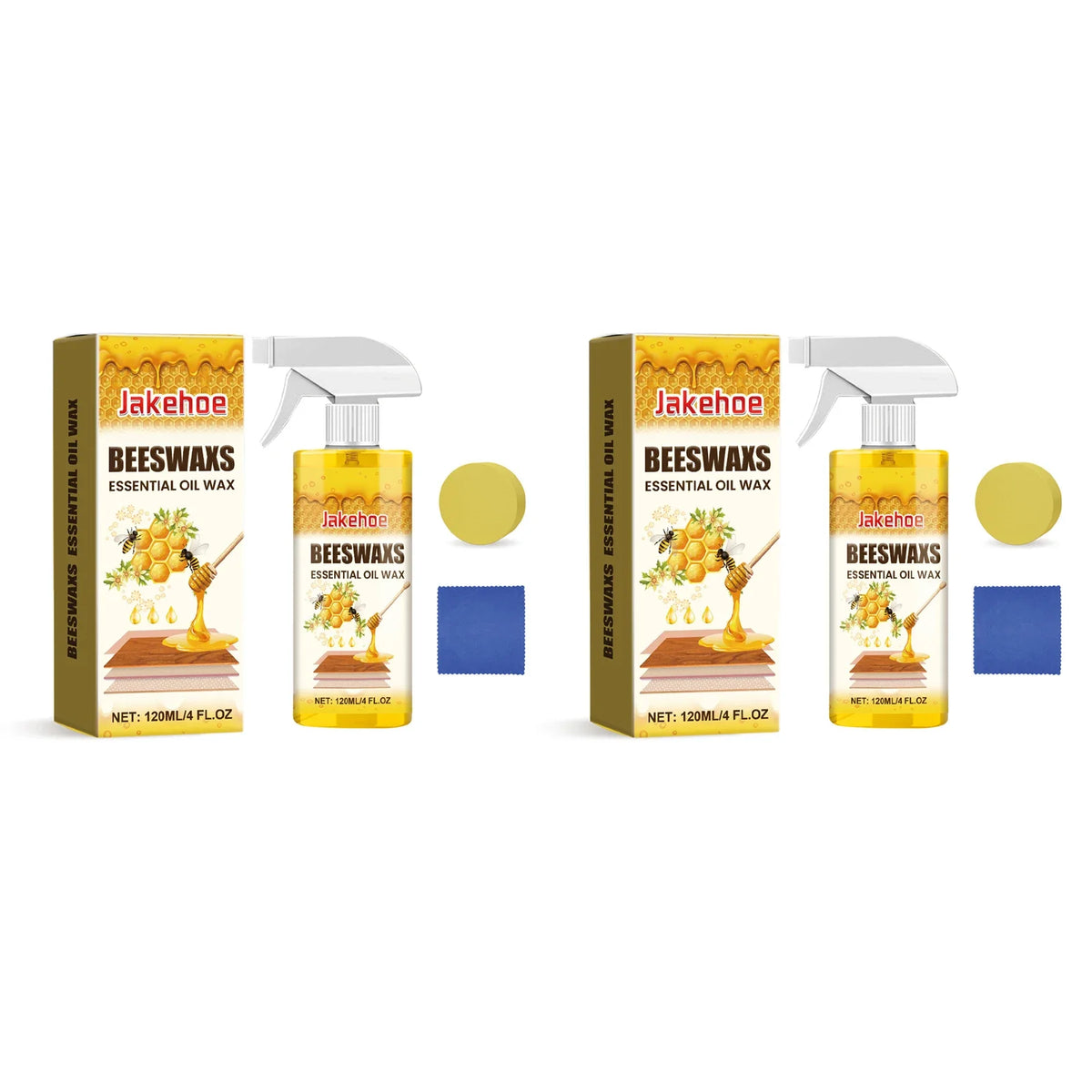 Natural Beeswax Furniture Polish Spray | Wood Cleaner & Protector