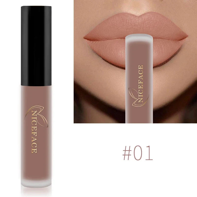 QiBest Matte Liquid Lipstick – Waterproof Long-Lasting Lip Gloss