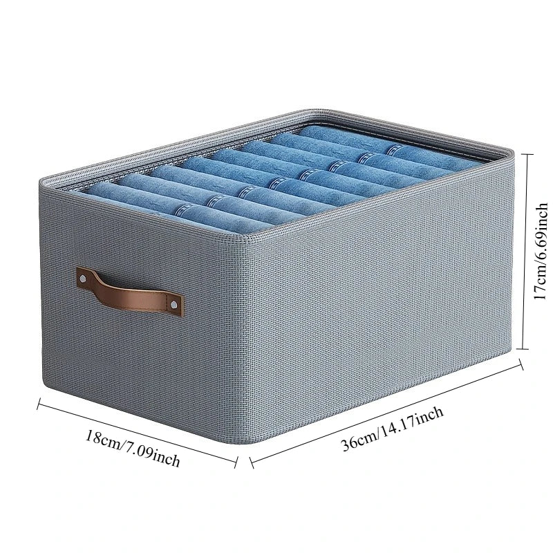 Clothes Organizer Trousers Jeans Storage Box Underwear Bra Socks