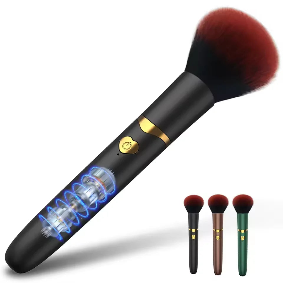 Makeup Brush Vibrator Female G Spot Vagina Massager Dildo Powerful