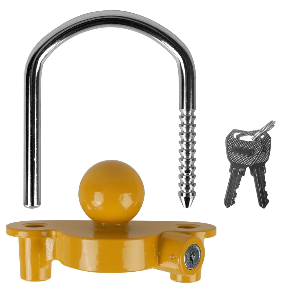 Adjustable Trailer Hitch Lock – Anti-Theft Tow Ball Security