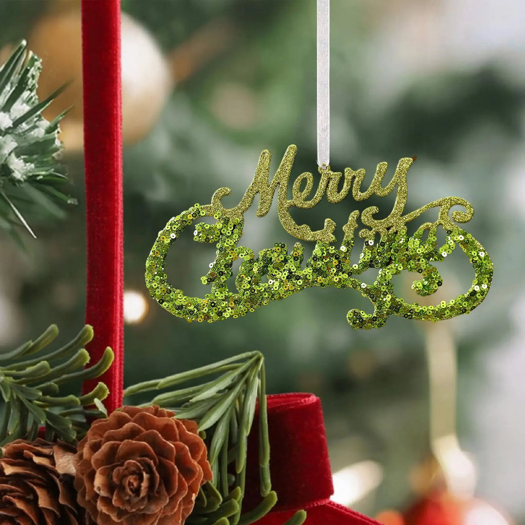 3D Snowflake Christmas Ornament | Glitter Festive Pendant Decor