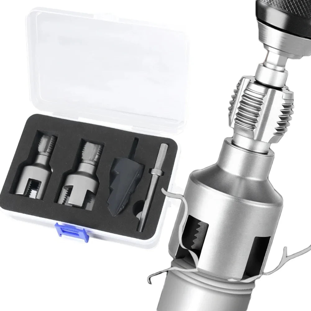PPR/PVC Pipe Threader Kit – Triple-Flute Counterbore Drill