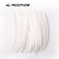 7-inch Feathers White Black Red Arrow Plumas Archery Shafts Hunting