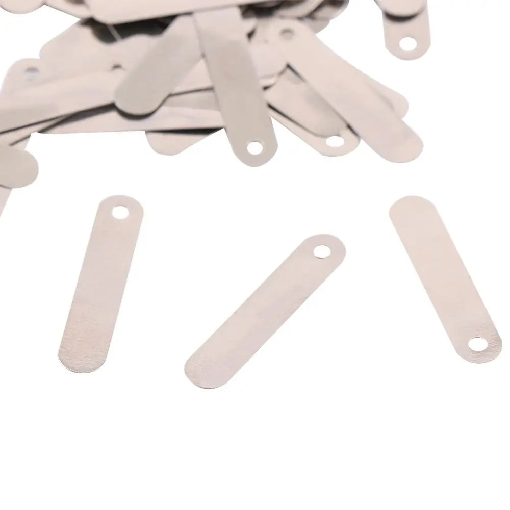Nickel Plated Solder Tabs for 18650 14500 Sub C Batteries 100Pcs