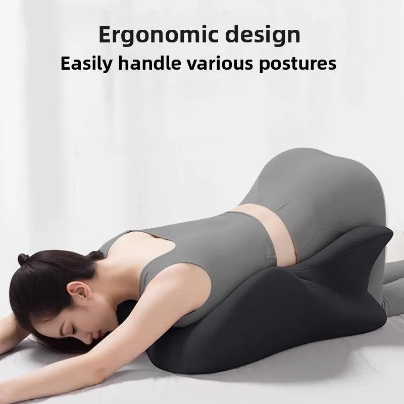 Ergonomic Memory Foam Wedge Pillow – Neck, Leg & Body Support