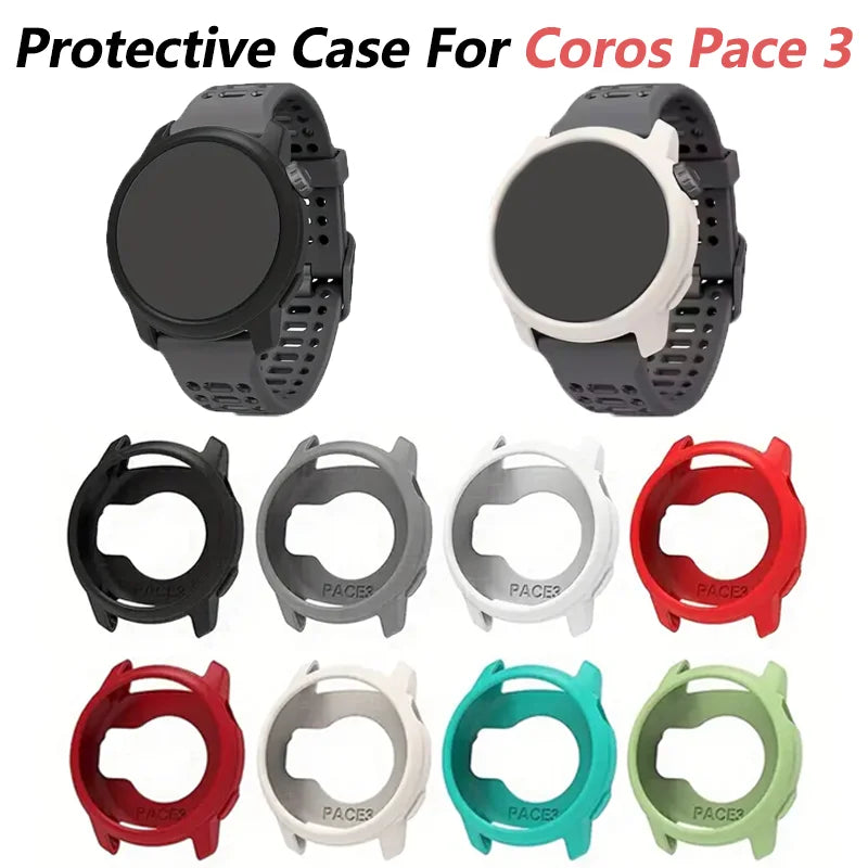 Silicone Case for COROS PACE 3 – Full Screen Protection Cover
