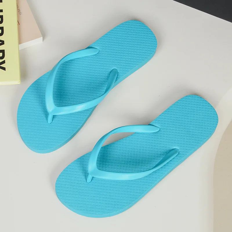 Women's Anti-Slip Beach Flip Flops | Quick-Dry PVC Slides