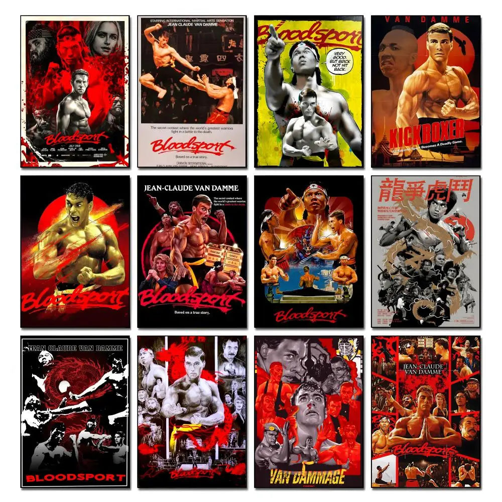 Bloodsport Movie Poster – HD Waterproof Wall Art Print