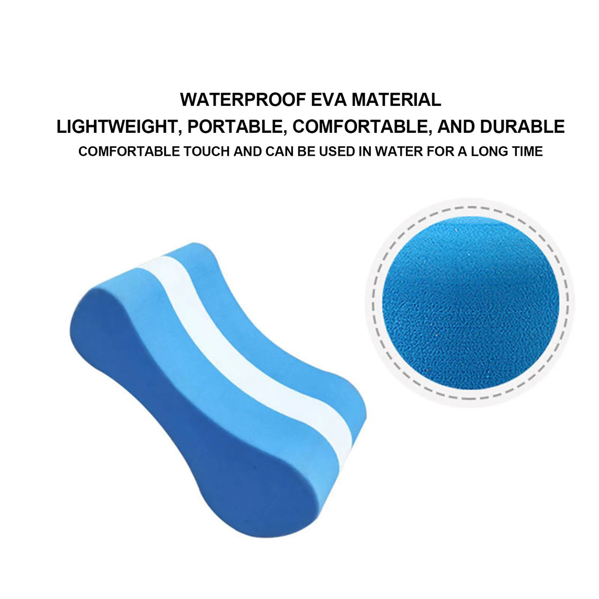 EVA Foam Pull Buoy Leg Float Clamp | Swim Training Aid