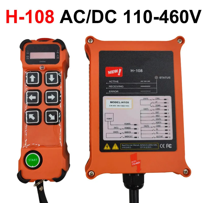 CNMAWAY H106/H108 Industrial Wireless Remote Control 6-Button