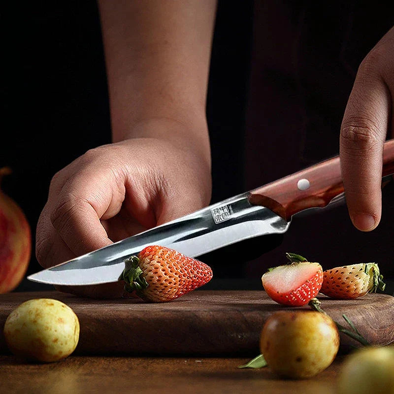Hand Forged Longquan Boning Knife – Sharp Kitchen Slicing Knife