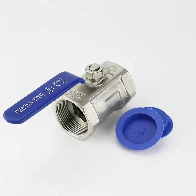 Stainless Steel BSP Ball Valve with Vinyl Handle | 1/4"–1-1/2"