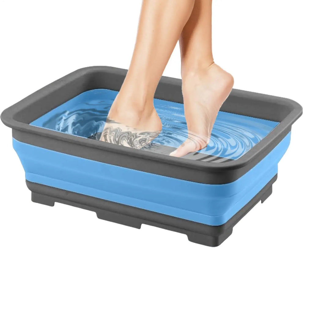 Foldable Foot Bath Folding Bowl Feet Soaking Bucket Pool Accessories