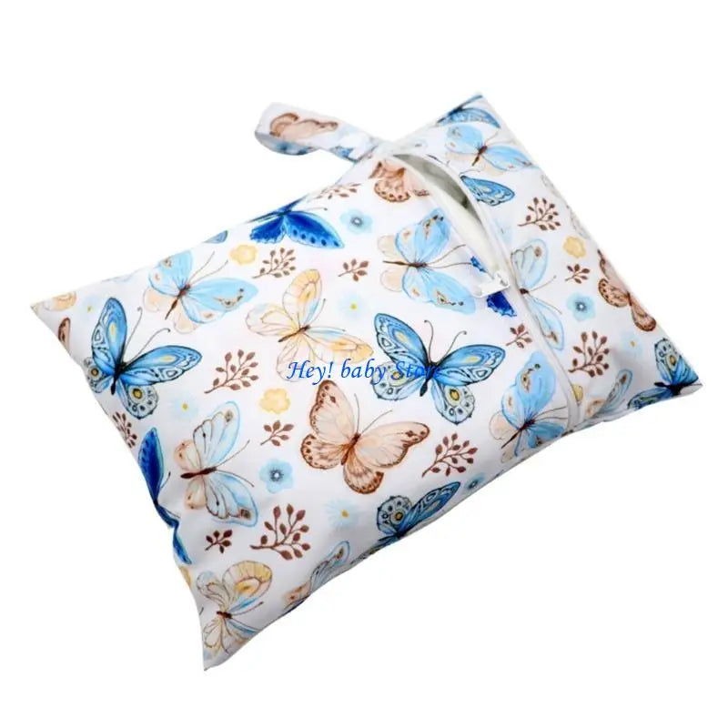Foldable Baby Diaper Bag | Cartoon Print Stroller Pack