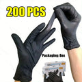 Black Nitrile Gloves 100PCS – Powder Free, Latex Free S–XL