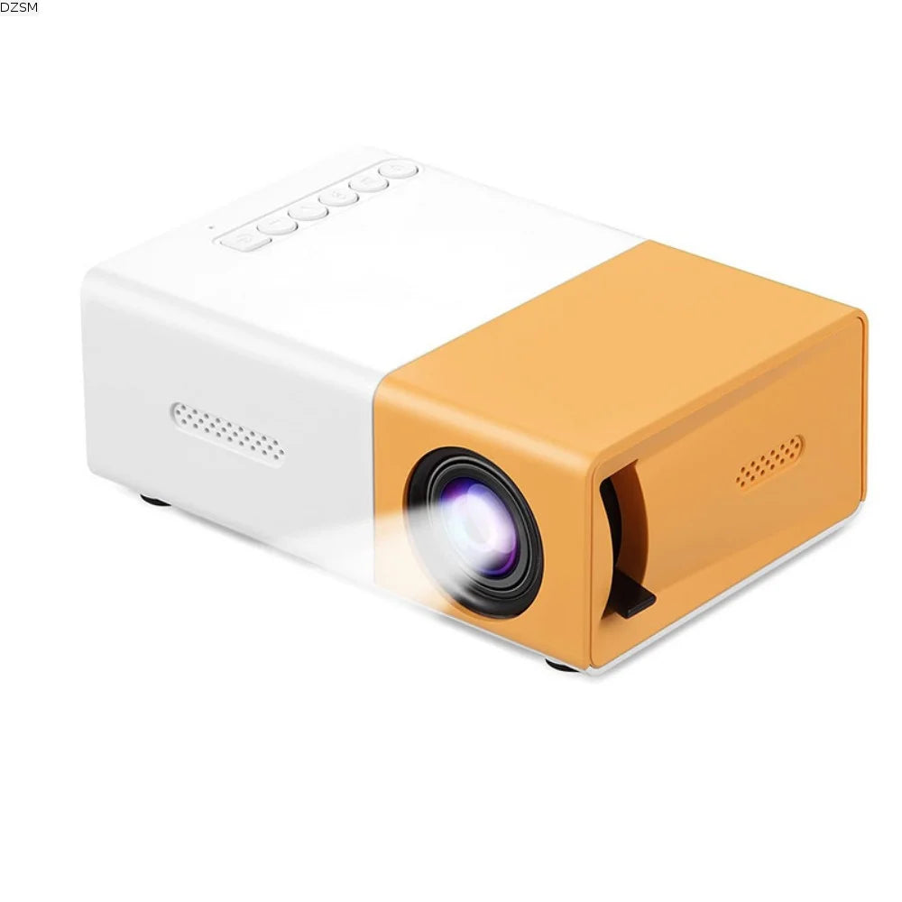 DITIPOO 1080P Mini Projector – Built-in Speaker & Remote