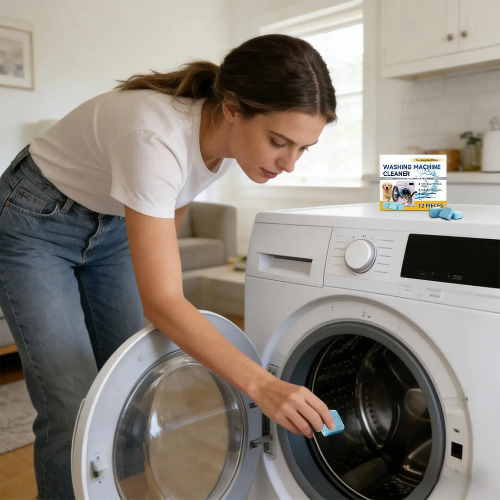 Washing Machine Cleaner Tablets 12-Pack | Deep Cleans All Loaders