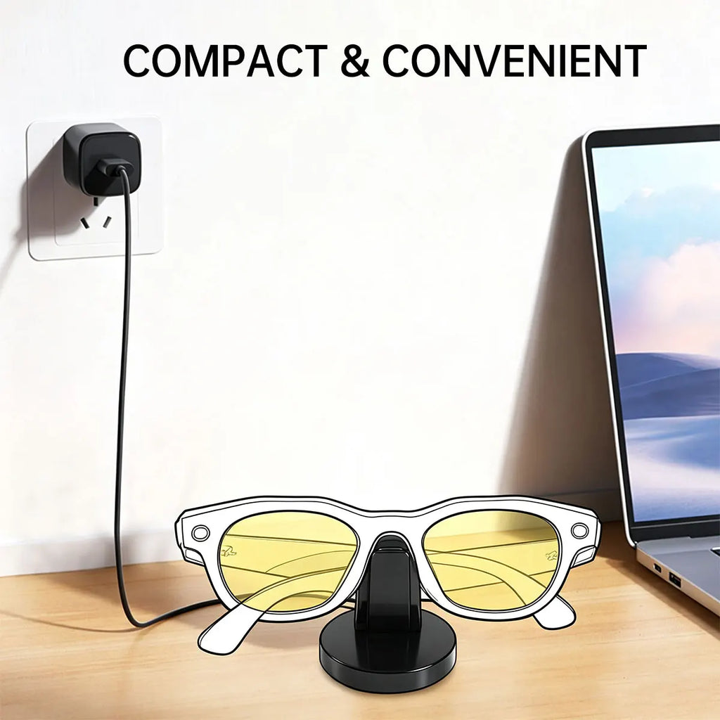 USB-C Charging Stand for Ray-Ban Meta Smart Glasses + 1M Cable