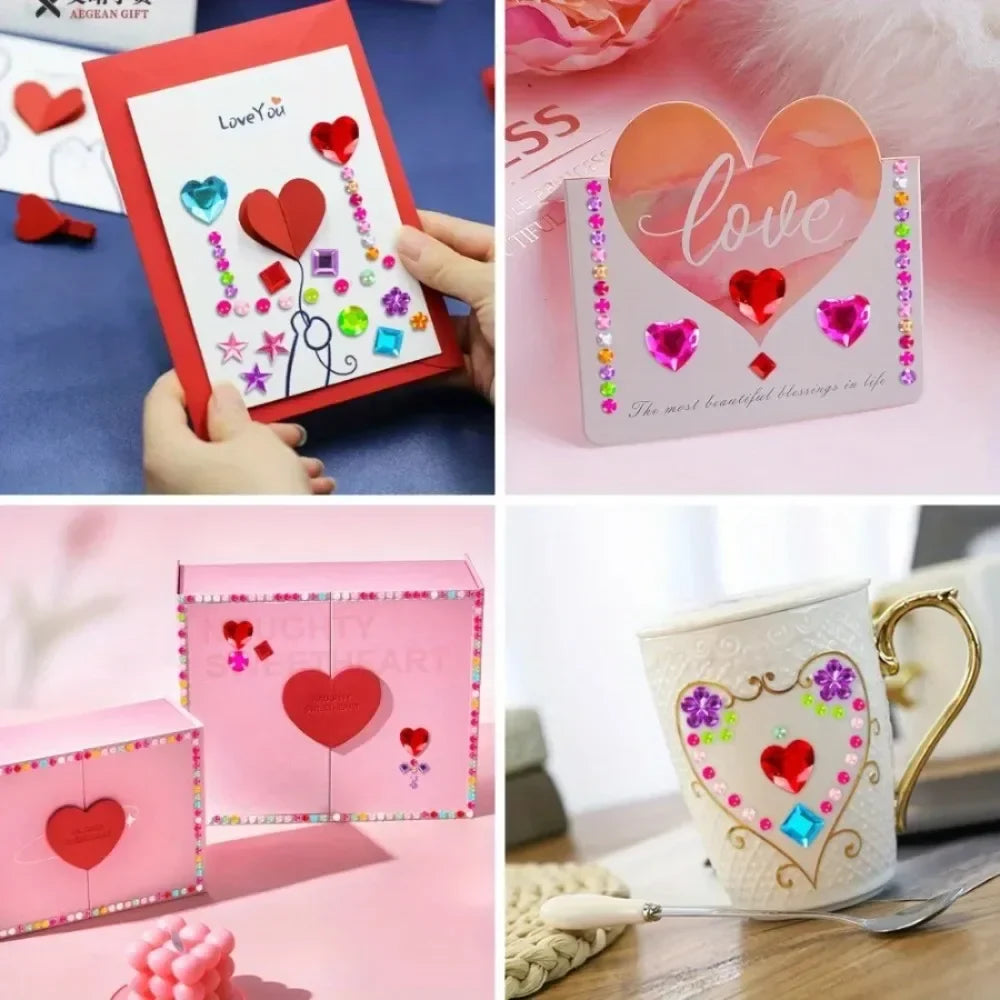 Self-Adhesive Rhinestone Gem Stickers | DIY Crystal Jewel Decor
