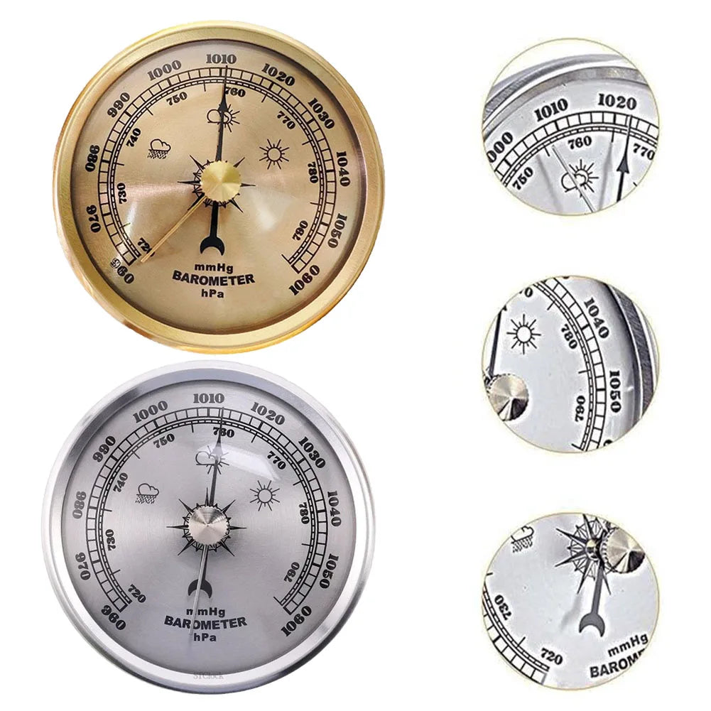 Precision Mechanical Barometer – Aluminum Alloy Weather Gauge