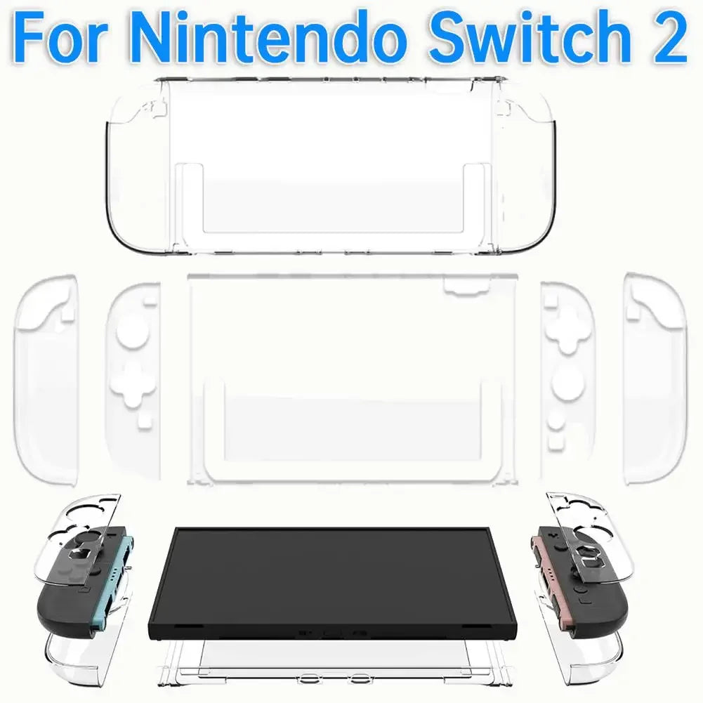 Clear Shockproof PC Protective Case for Nintendo Switch 2