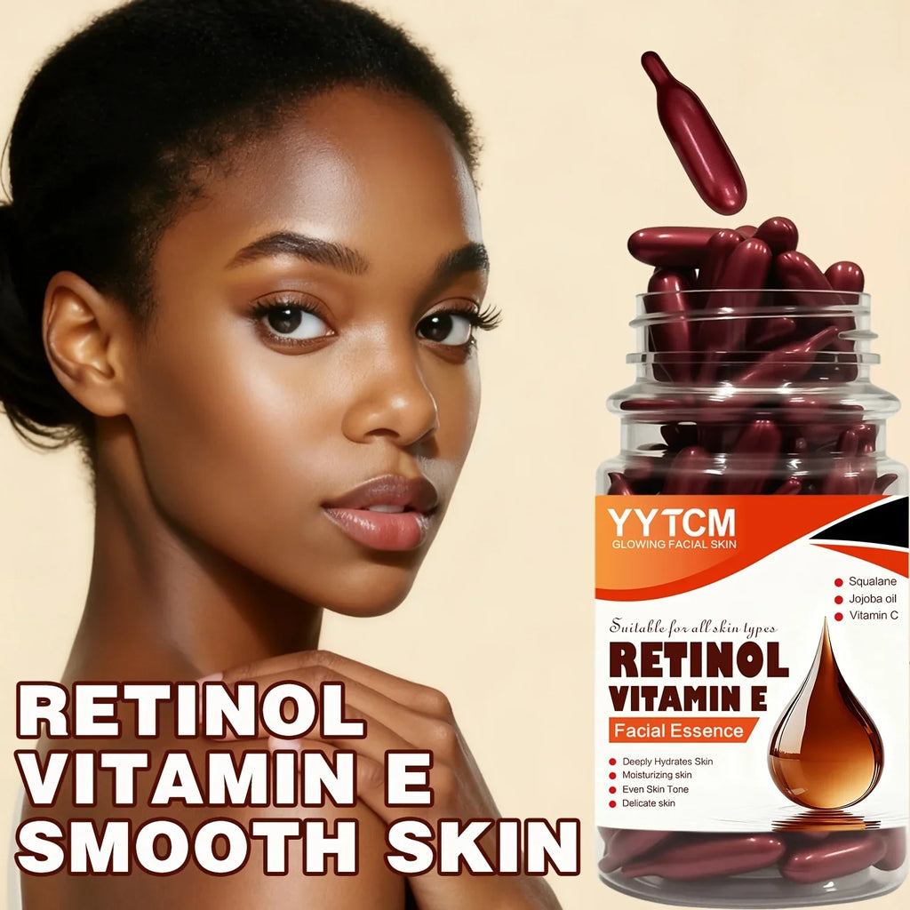 Retinol Vitamin E Capsule Essence – Hydrates, Firms & Brightens