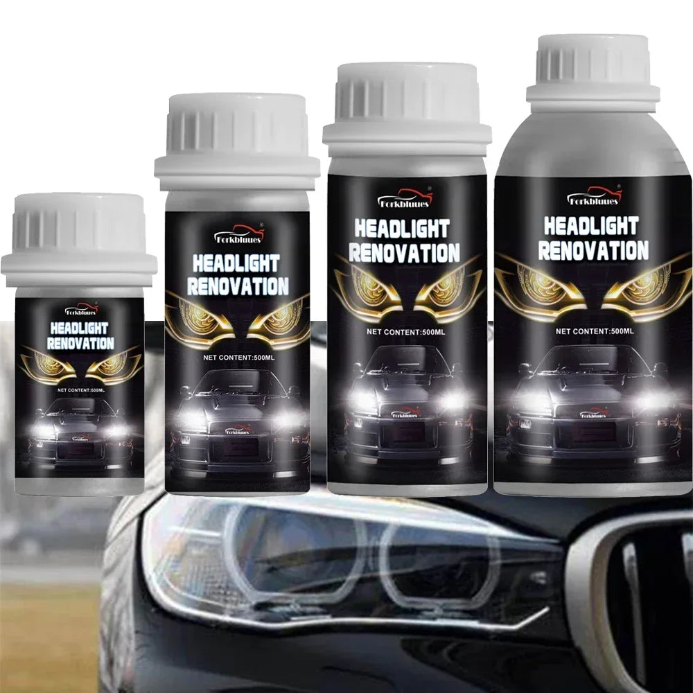 Car Headlight Restoration Kit – Polish, Anti-Scratch & Hydrophobic