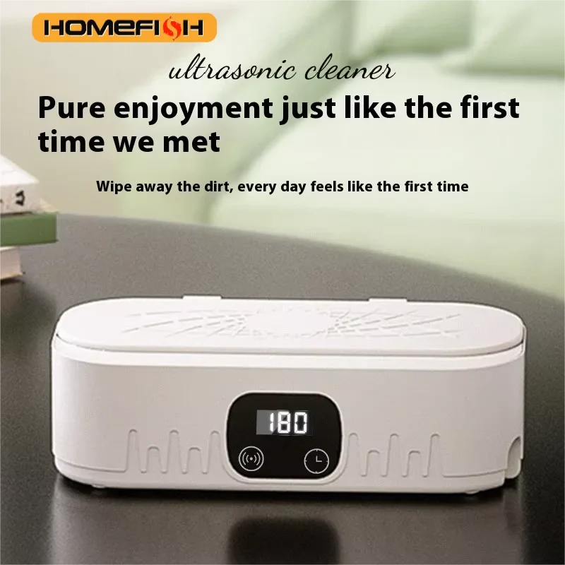 HOMEFISH Mini Ultrasonic Cleaner for Glasses & Jewelry | 18W
