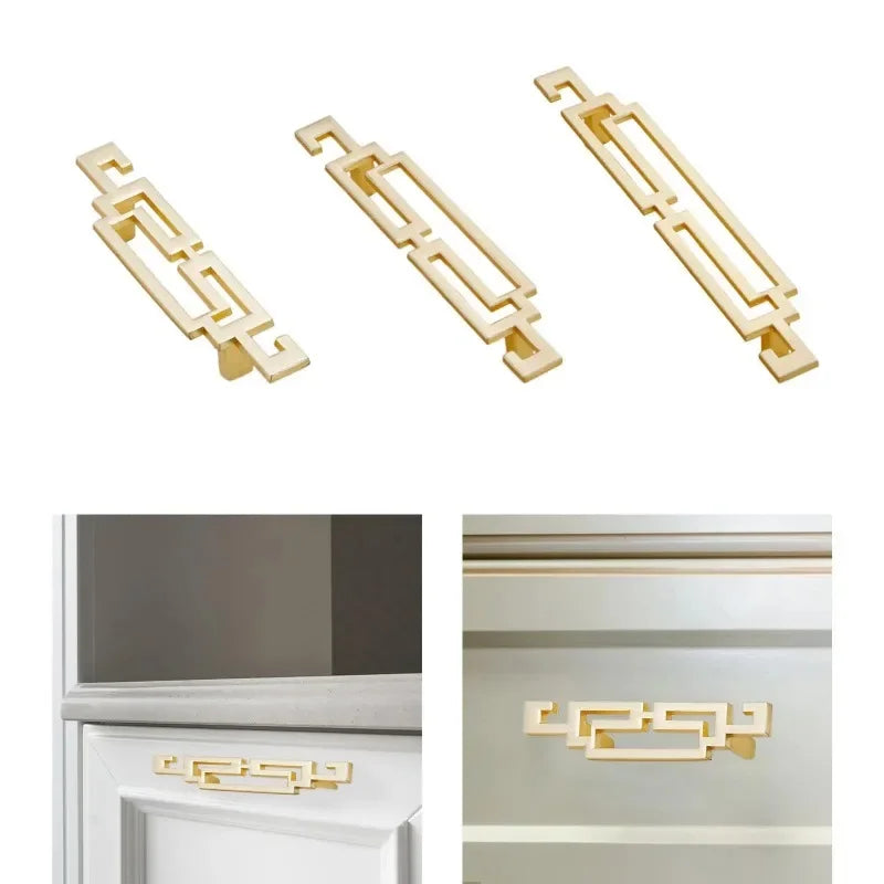Zinc Alloy Drawer Pull – Retro Oriental Cabinet Handle