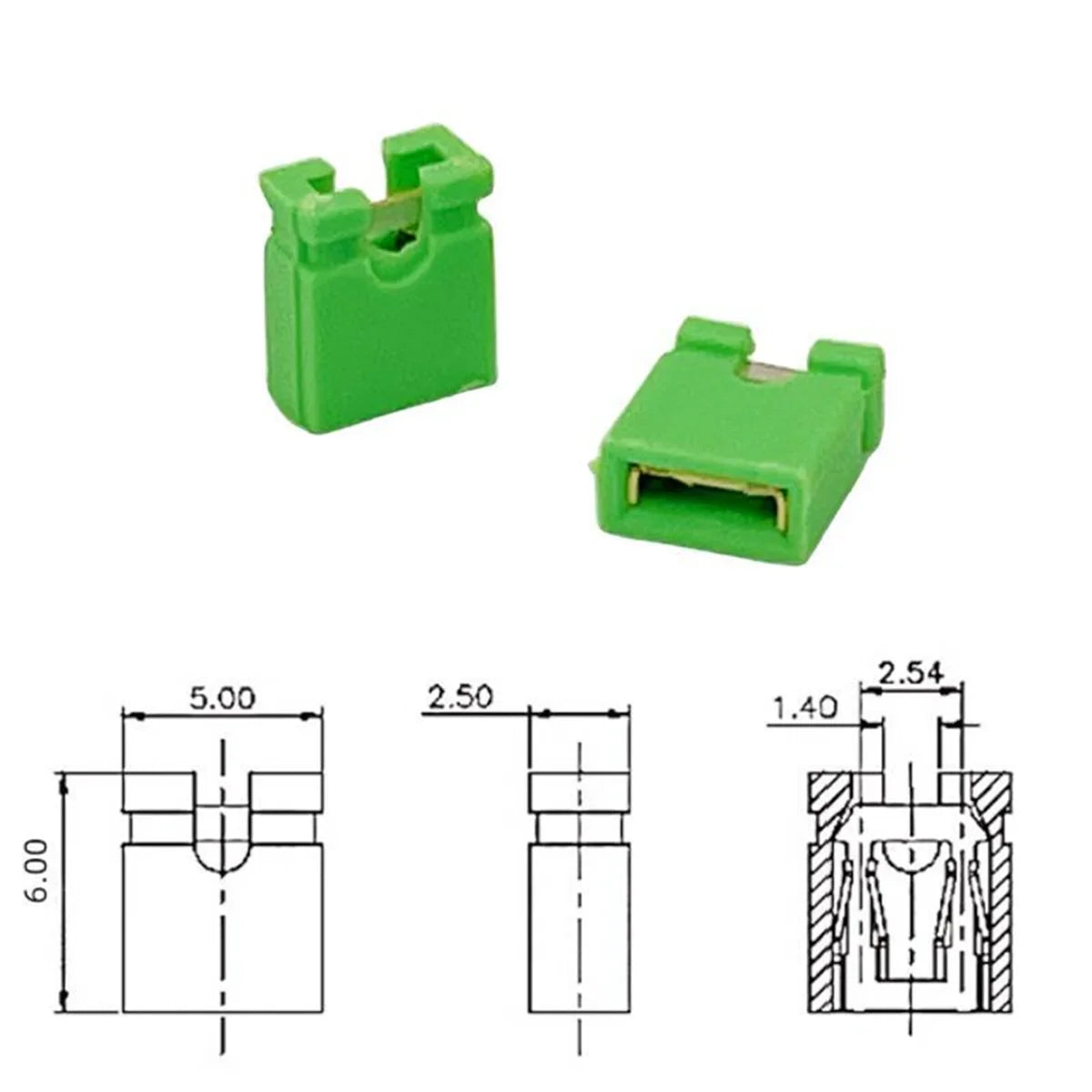 Bag Colorful Standard Computer Jumper Blocks Connector Short Circuit