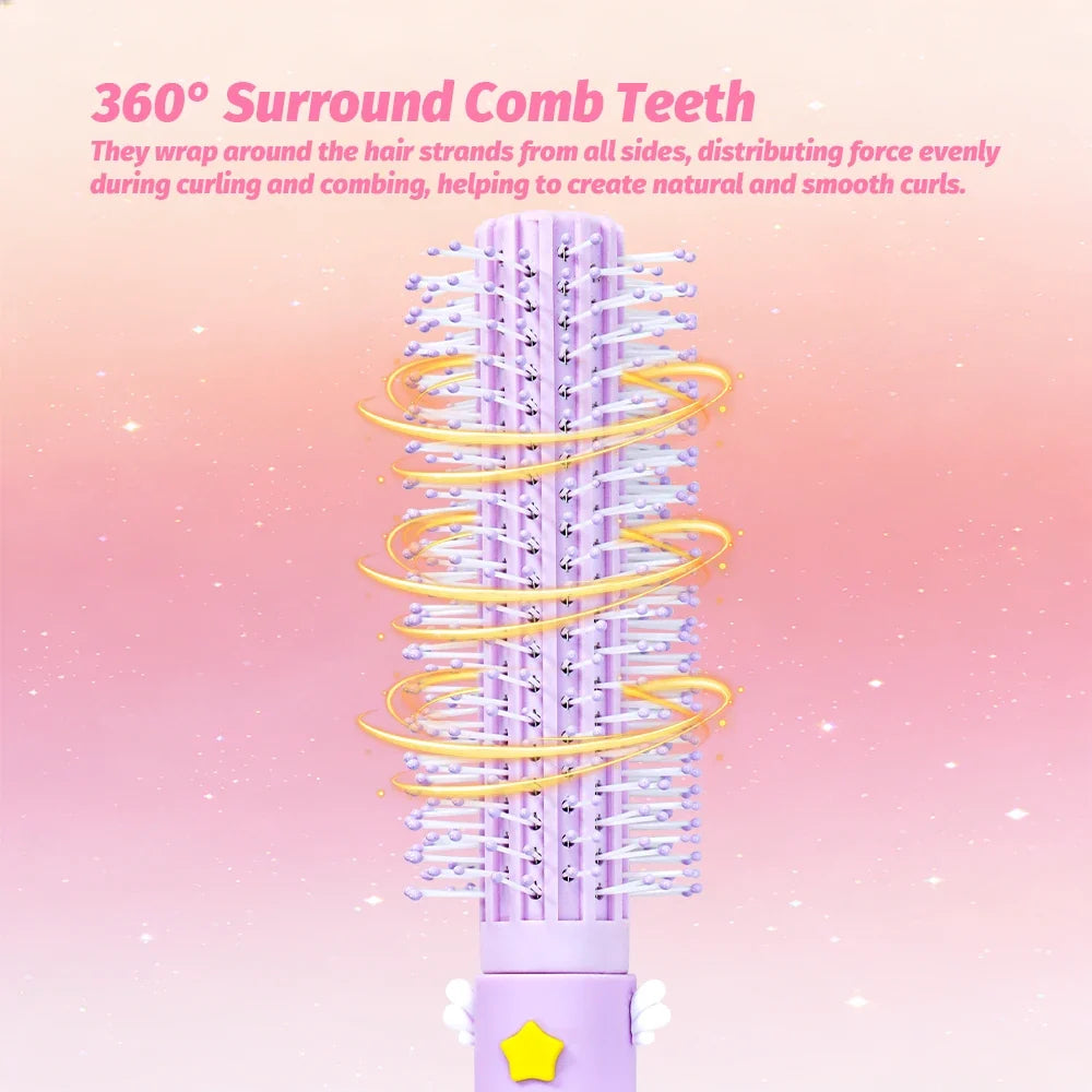 Magic Round Hair Brush – Thermal Curling & Blow Dry Tool