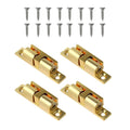 4 Zinc Alloy Cabinet Door Hinge Large Adjustable Brass Buckle