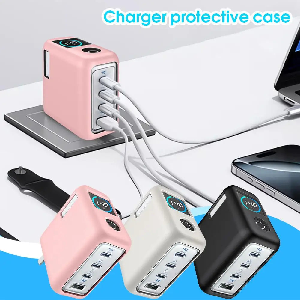 Anker Zolo 140W Four-port Gallium Nitride Charger Silicone Protective