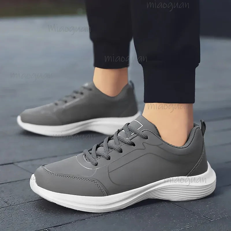Men's Lightweight Breathable Sneakers – Non-Slip Lace-Up Shoes