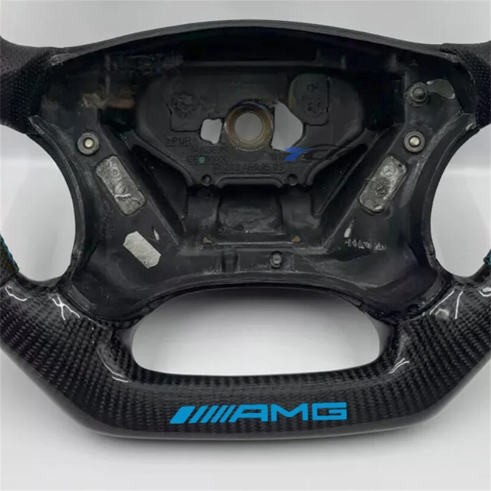Carbon Fiber Leather Steering Wheel – Mercedes W203 C32 AMG