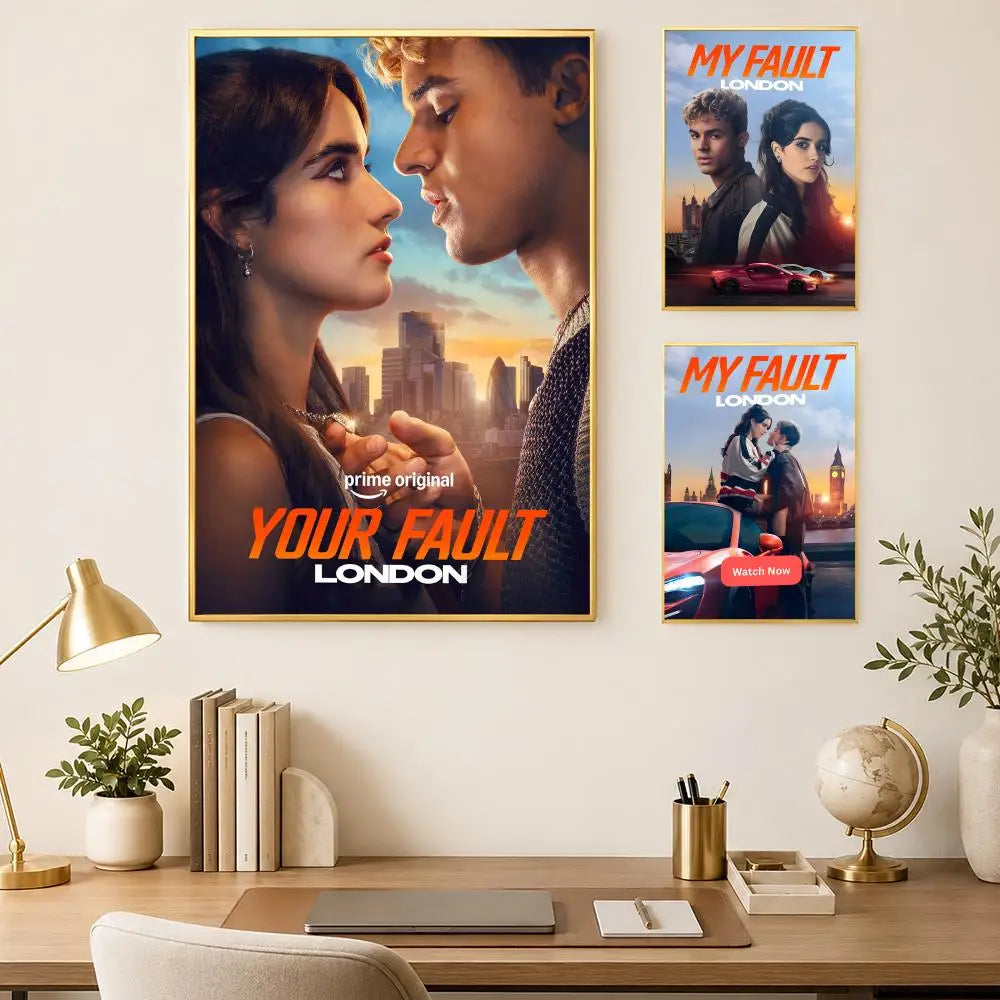 My Fault Movie Poster – Self-Stick HD PVC Waterproof Wall Art