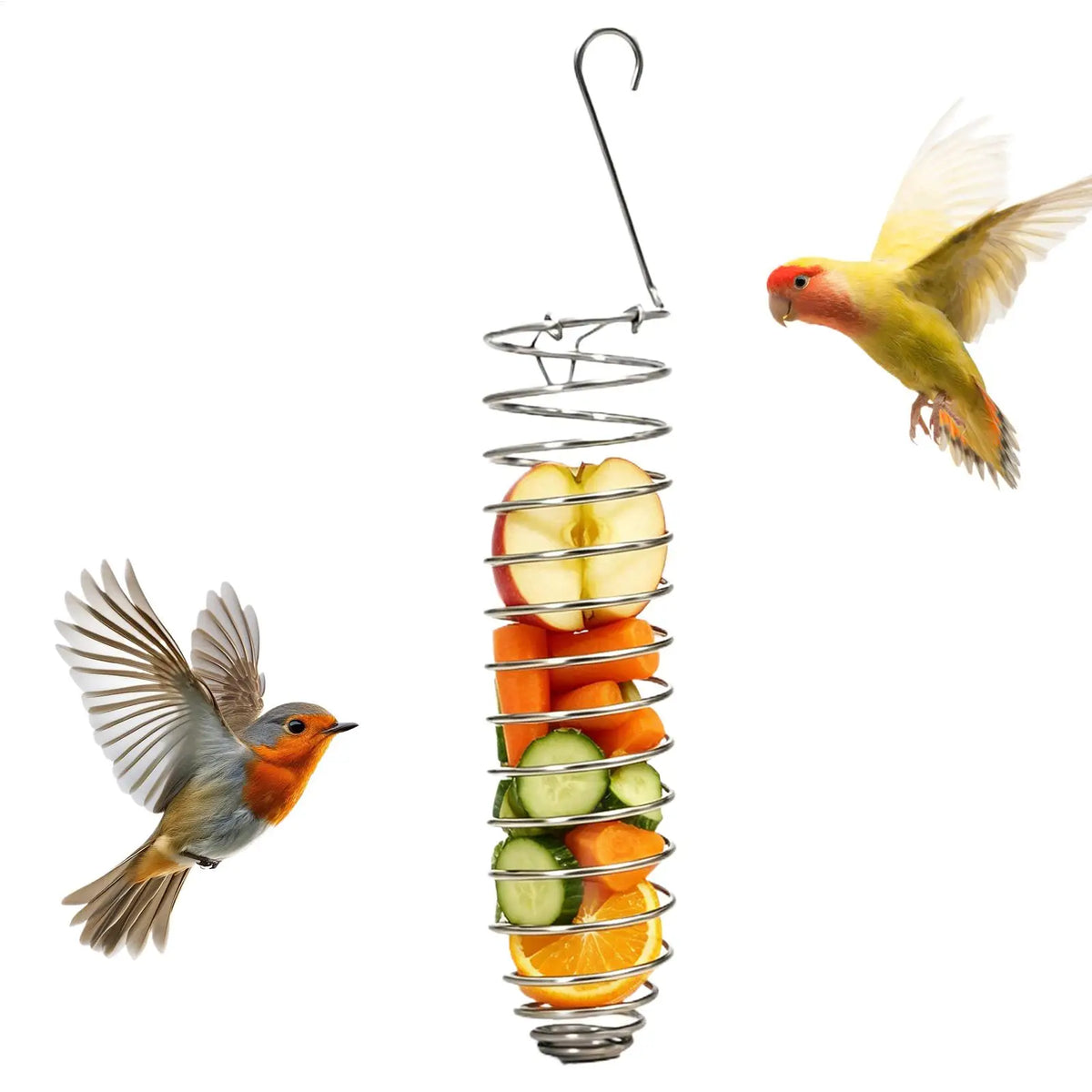 Millet Holder Bird Cage Foraging Tray | Parakeet Parrot Feeder